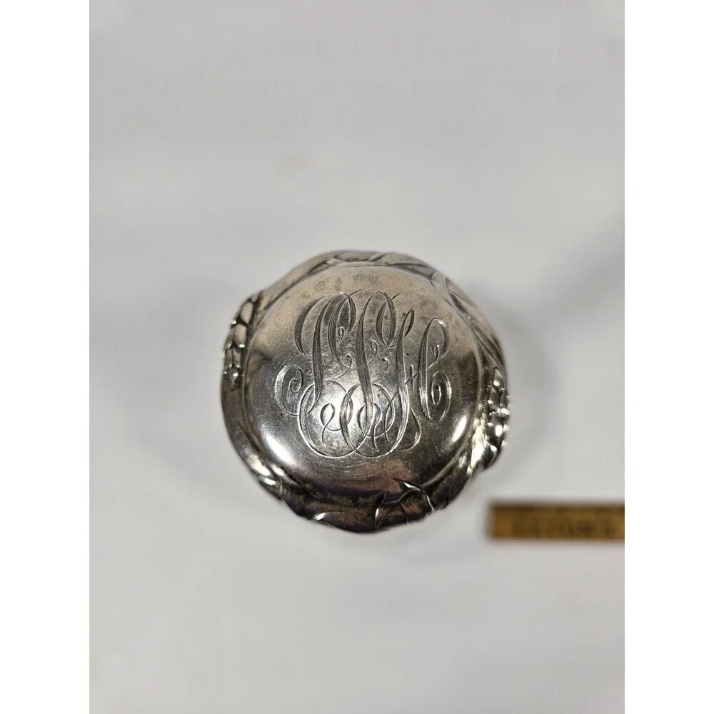 Antique Cut Crystal Decanter with Sterling Silver Stopper – Incredible Condition
